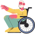 man wheelchair