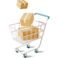 shopping cart with